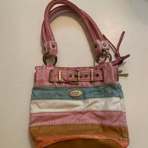 EUC  J&E New York Hobo multi colored shoulder bag.